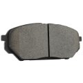 Front Ceramic Disc Brake Pad Set For Hyundai Veracruz 3 8l 2007 2012 D1301 4 Piece Kit With Hardware Model 155315 