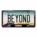 Ipick Image Made For Hemi Powered Black Insert Gunmetal Chrome Stainless Steel License Plate Frame