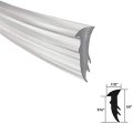 Gordon Glass Clear Glazing Vinyl For Framed Shower Doors 5 8 In X 7 32 9 16 Spline 18 Ft Roll Model Agt6204