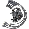 Aip Tune Up Kit Complete With Ignition Coil Pack And Low Ohm Spark Plug Wires For 1989998 Eagle Dodge Plymouth Mitsubishi 1 6l