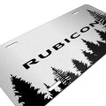 Ipick Image Made For Jeep Rubicon Forrest Sillhouette Graphic Brush Special Aluminum Metal License Plate