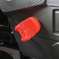 Sautvs Sporty Key Holder For Polaris Rzr Ranger Sportsman Red Ignition Cover Hard Case Shell With Hole General Accessories 1pcs