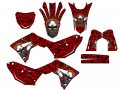 2019-2020 Crf 450 Rx Flaming Gearhead Red Senge Graphics Complete Kit For Honda 