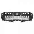 Ki1200194 Factory Style Front Bumper Grill Grille Assembly With Chrome Frame Compatible Sportage Fwd 2017-2019 Matte Black