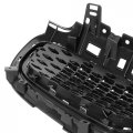 Ki1200194 Factory Style Front Bumper Grill Grille Assembly With Chrome Frame Compatible Sportage Fwd 2017-2019 Matte Black