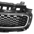 Ki1200194 Factory Style Front Bumper Grill Grille Assembly With Chrome Frame Compatible Sportage Fwd 2017-2019 Matte Black