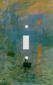 Claude Monet Impression Sunrise Decorative Switchplate Cover 