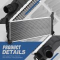 Dpi 13791 Factory Style 1-row Cooling Radiator For Mini Cooper Clubman Convertible S 2016-2019 Aluminum Core