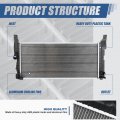 Dpi 13791 Factory Style 1-row Cooling Radiator Compatible With Mini Cooper Clubman Convertible S 2016-2019 Aluminum Core