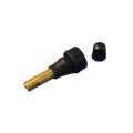Tire Valve Stem For Dodge Ram 2500 2001 To 2010 Front Or Rear Inner Outer Black Excluded Pressure Monitoring System Part