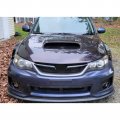 Front Bumper Lip For 2011-2014 Subaru Impreza Wrx Sti Lower Spoiler Splitter Valance Air Dam Chin Body Kit Cs1 Style Black Pp