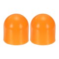 2 Pcs Flashlight Diffuser Caps 43mm Id X 50mm Height Flexible Silicone End Screw Thread Protector Covers For 44-46mm Torch Led 