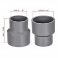 Uxcell Pvc Dwv Reducing Coupling Schedule 40 Gray 50mm X 63mm Socket 5pcs