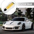 X Autohaux 1 Set White Painted Key Cover Fob Shell For Porsche Panamera Cayenne Taycan