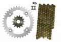 Gold 520x96 Drive Chain 14 36 Sprockets For Suzuki Lt-r450 Quadracer 450 Ltr450 