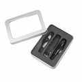 Qbuc For Porsche Key Fob Cover 3-piece Painted Shell Cayenne Panamera Macan 911 Boxter Cayman Black 