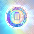 Graphics More University Of Evansville Primary Logo Floating Keychain Oval Foam Fishing Boat Buoy Key Float
