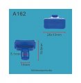 Autobahn88 Rear Bumper Stay Clip Compatible With Toyota Lexus Rav4 2009-2013 Oem 75392-0r020 Pack Of 20