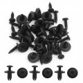 Uxcell 20 Pcs 6mm Hole Diameter Plastic Push Rivets Trim Clips For Car Bumper Fender