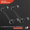 A-premium Set Of 6 Front Inner Tie Rod End Rear Sway Bar Link Compatible With Kia Sportage 2005-2010 Hyundai Tucson 2005-2009