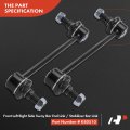 A-premium Set Of 6 Front Inner Tie Rod End Rear Sway Bar Link Compatible With Kia Sportage 2005-2010 Hyundai Tucson 2005-2009