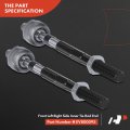 A-premium Set Of 6 Front Inner Tie Rod End Rear Sway Bar Link Compatible With Kia Sportage 2005-2010 Hyundai Tucson 2005-2009