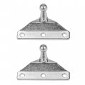 Red Hound Auto 2 Ball Stud Mounting Brackets 10mm For Gas Prop Strut Spring Lift Rv Camper Toolbox Tonneau Covers Cabinets And 