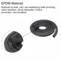 Epdm Rubber Foam Strip 19 32 W X T 6 6ft L No-adhesion Sealing Rolls For Diy Weather Stripping Gasket Seal Reduce Vibration Mat