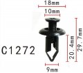 Autobahn88 Front Bumper Push-type Clip Compatible With Nissan Oem 6384840y00 Pack Of 20