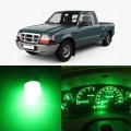 Wljh High Bright Green Instrument Panel Cluster Gauge Indicator Warning Lamp Bulb Full Led Light Kits For Ford Ranger 1995-2003 