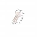 Uxcell M4 X 10mm Phillips Flat Head Countersunk Bolts Machine Screws 100pcs