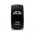 Ch4x4 Rocker Switch Dash Ligths Symbol-white Led