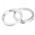 X Autohaux 4pcs Od 73 1mm To Id 59 Aluminum Alloy Car Hub Centric Rings Wheel Bore Center Spacer