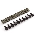 30 Pcs M6 6mm Motorcycle Fairing Body Bolt Screw Spire Speed Fastener Clip Nut Fit For S1000rr Cbr1000rr Ninja Zx10r Zx1000e