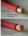 1 0 Awg Gauge Red Black Pure Copper Battery Inverter Cables Solar Rv Car Boat 2 Feet 3 8 In Lugs