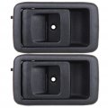 Door Handles Front Rear Interior Driver Left Side Black For 2001-2004 Toyota Tacoma 2pcs 