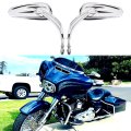 Chrome Motorcycle Side Mirror For Road King Street Electra Glide Dyna Softail Rearview 1982-2018 2019 2020 Chrome 1 