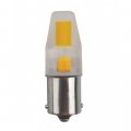 S8689 Led Bayonet Bulb 12v 3w Natural Light Frosted Glass 1 63 In Length Contemporary Reflector Shape 