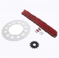 Kawasaki Kdx250 Kx250 Red O Ring Chain Sprocket 13 51 116l