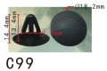 Autobahn88 Rear Fender Panel-wheelhouse Liner Clip Compatible With Toyota Nissan Joylong 95-04 Tacoma Oem 9046710018 0155300202