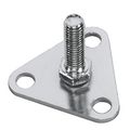 Akro-mils Awfootplate4pk Foot Plate For Chrome Wire Shelf System Upright Leg 4-pack 