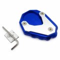 Httmt- Gzsp-jd-026- Blue Kickstand Side Stand Enlarge Extension Oval Compatible With Bimmer R1200 Gs Adv 2014-2019 See Fitment