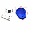 Httmt- Gzsp-jd-026- Blue Kickstand Side Stand Enlarge Extension Oval Compatible With Bimmer R1200 Gs Adv 2014-2019 See Fitment