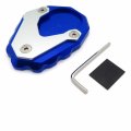 Httmt- Gzsp-jd-026- Blue Kickstand Side Stand Enlarge Extension Oval Compatible With Bimmer R1200 Gs Adv 2014-2019 See Fitment