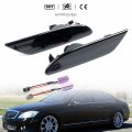 Nslumo Led Side Marker Lights Replacement For 2007 2008 2009 Mercedes W221 Pre-lci S550 S600 Amber Bumper Turn Signal Parking