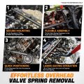 Universal Valve Spring Compressor And Installer Tool Kit For Ohv Ohc Engines Cylinder Head Service Set With Stem Seal Remover