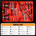 Universal Valve Spring Compressor And Installer Tool Kit For Ohv Ohc Engines Cylinder Head Service Set With Stem Seal Remover