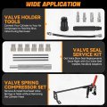 Universal Valve Spring Compressor And Installer Tool Kit For Ohv Ohc Engines Cylinder Head Service Set With Stem Seal Remover