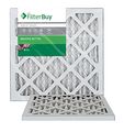 Afb Merv 8 Pleated Ac Furnace Air Filter Silver 2-pack 14x18x1 Inches 