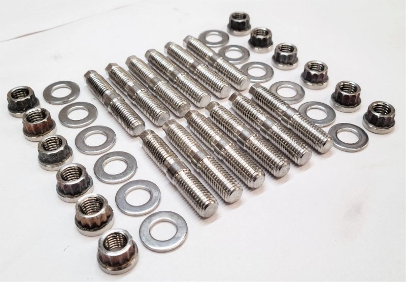 Exhaust Manifold Stainless Stud Kit For 1989-19 5 9l 6 7l Cummins Turbo Diesel